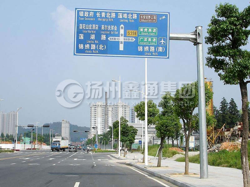 BZG-008，交通標志桿，八棱交通標志桿