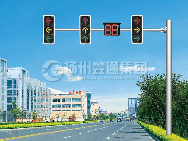 XHDG-012，L型等徑單臂信號燈桿